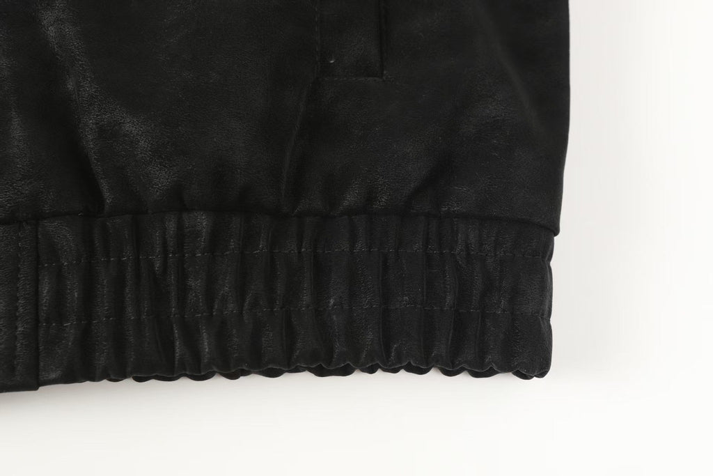 Horseshoe Cross Jacket - Black Street Embroidered Coat 8800